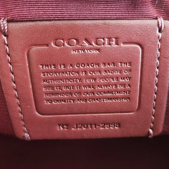 Coach KATY Satchel in Signature Design - Blush Pink Color - EUC - Picture 7 of 12